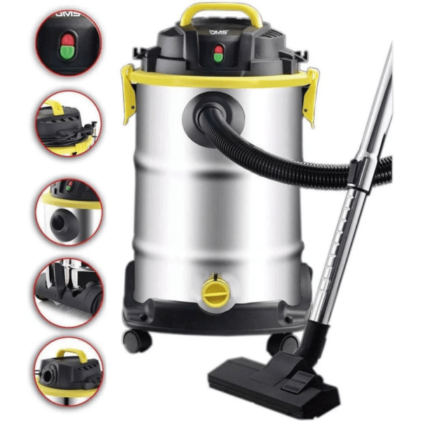 Nass- und Trockensauger – 1400W – 30L – Mit Mehrfachfiltersystem – Bild 11