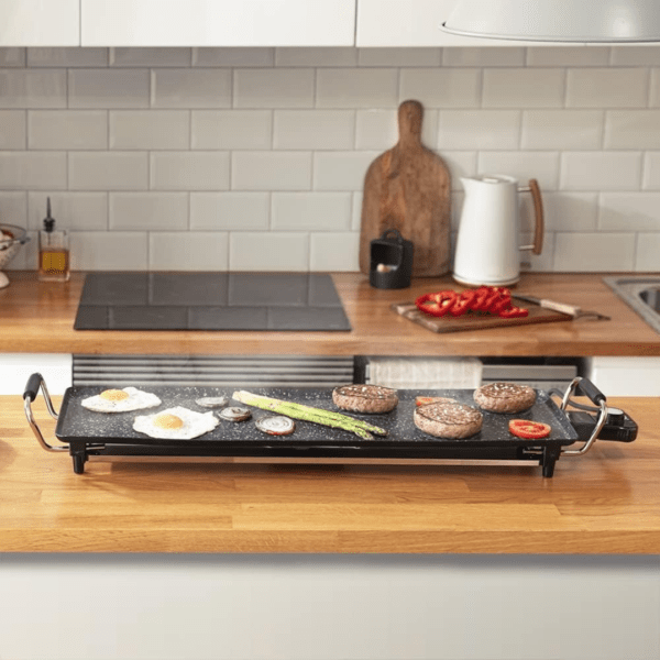 Elektrischer Teppanyaki-Grill – 1800W – Ölablaufsystem – Antihaftbeschichtung – Verschiedene Größen – Bild 3