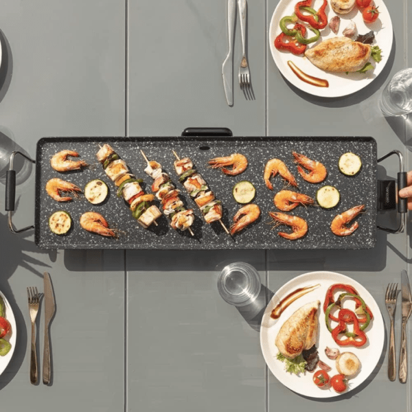 Elektrischer Teppanyaki-Grill – 1800W – Ölablaufsystem – Antihaftbeschichtung – Verschiedene Größen – Bild 2