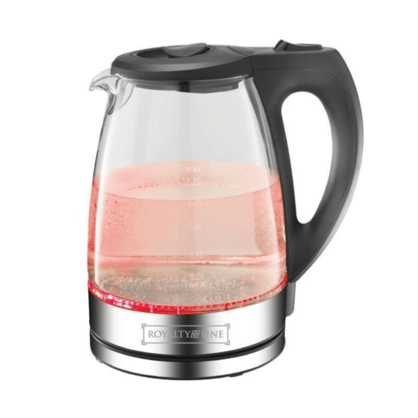 Elektrischer Glas-Wasserkocher – 1,7L – 2200W – 360° drehbar – Royalty Line – Bild 5