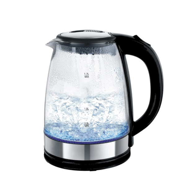 Elektrischer Glas-Wasserkocher – 1,7L – 2200W – 360° drehbar – Royalty Line